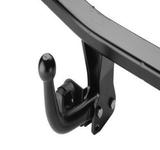 Swan neck type towbar